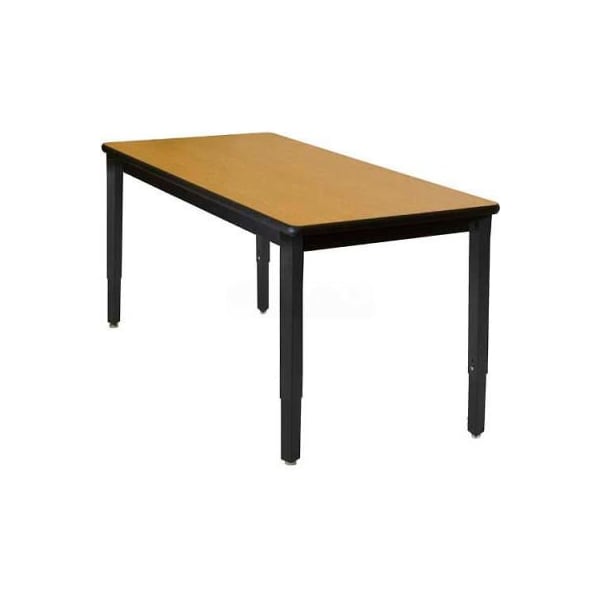 Wisconsin Bench WB Mfg 42" x 60" Lobo Heavy Duty Table w/ Adjustable Legs - Fusion Maple QSLOB7099-ABP-94 - main